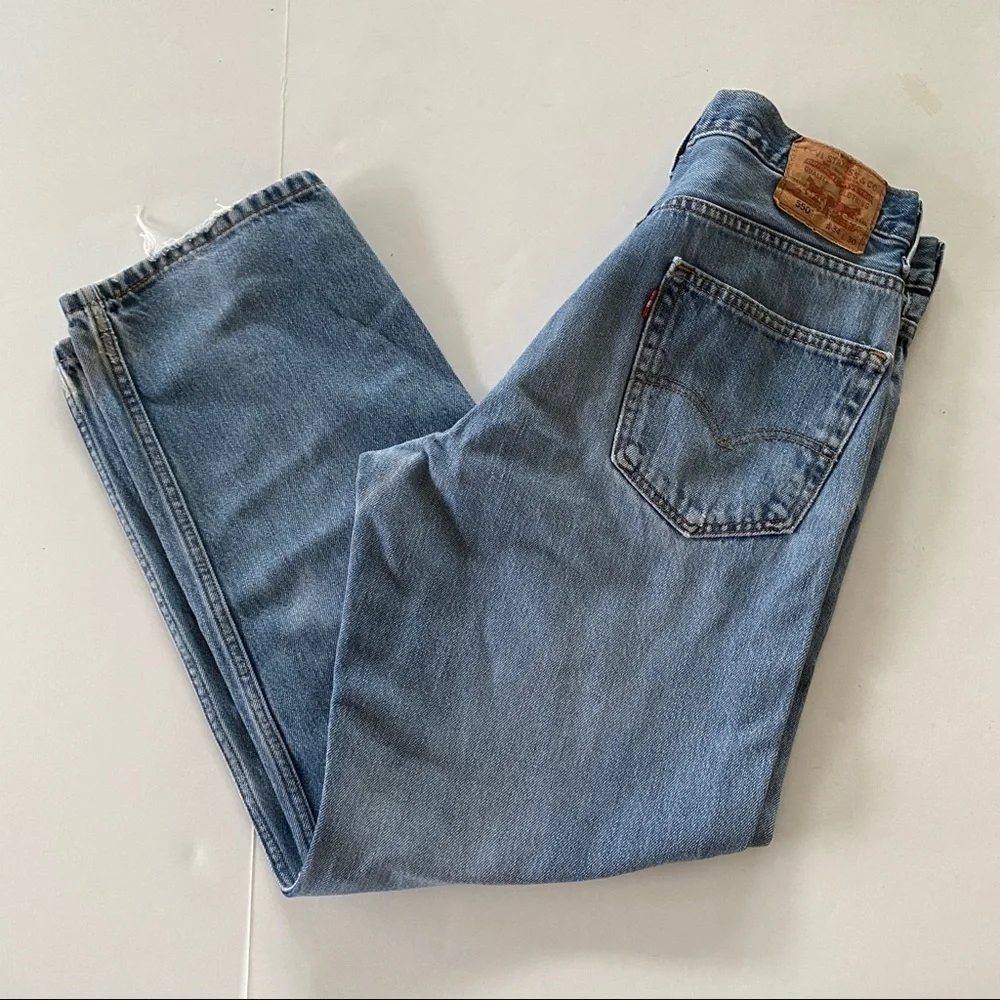 LEVI’S 550 Mens Dad Jeans Size 34x30 Medium light wash